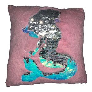 Justice Sequin flip mermaid pillow